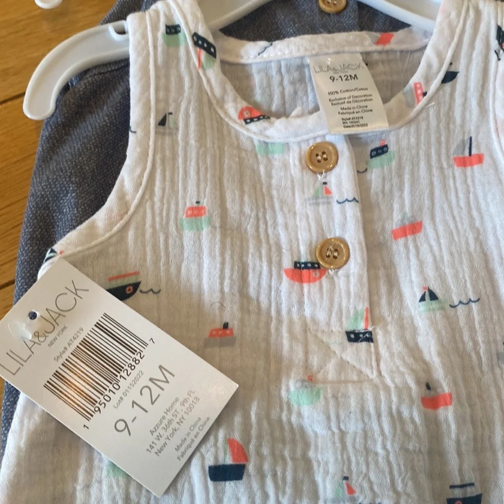 LILA&JACK 2 Rompers - Picture 5 of 6